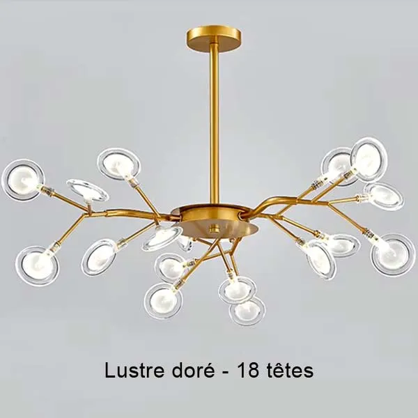 LUSTRE BOULE DE GUI A EFFET WOUAW