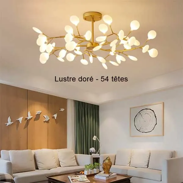 LUSTRE BOULE DE GUI A EFFET WOUAW