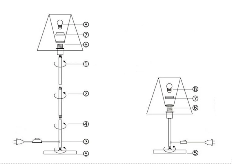 LAMPADAIRE RÉTRO EN MÉTAL