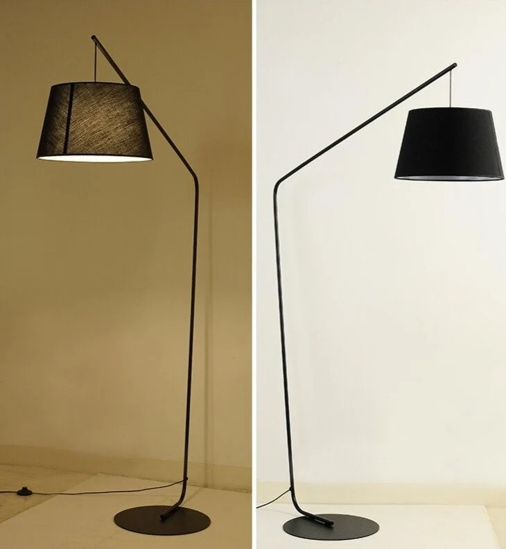 LAMPADAIRE ARC EN MÉTAL