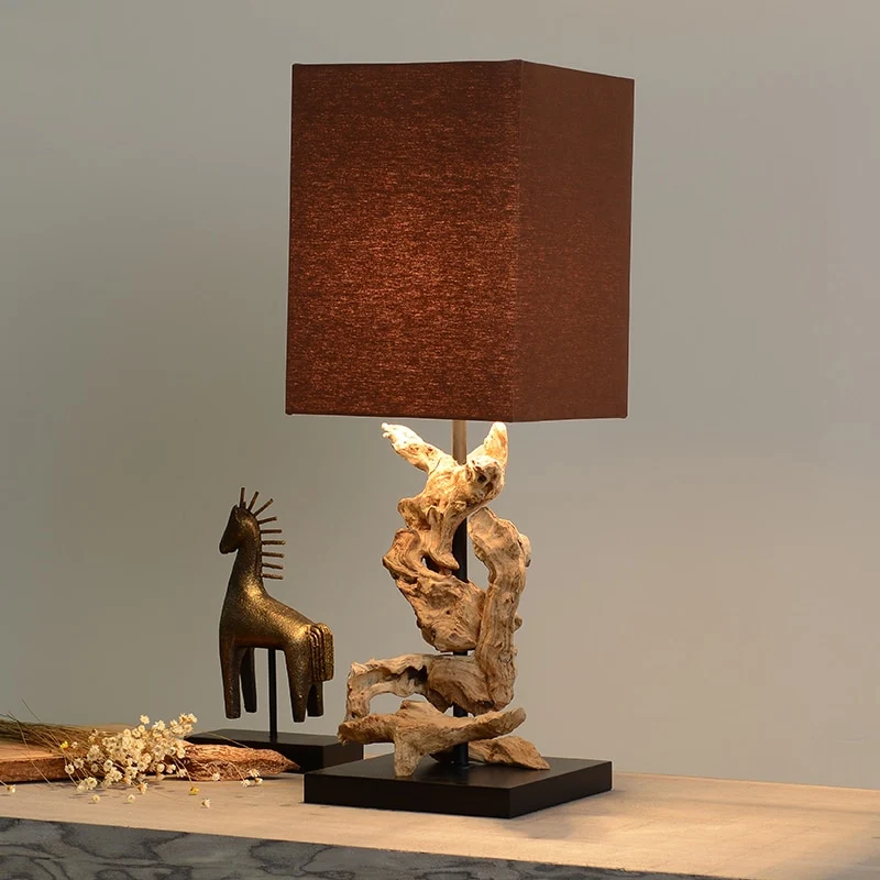 LAMPE DE TABLE RACINE D'ARBRE