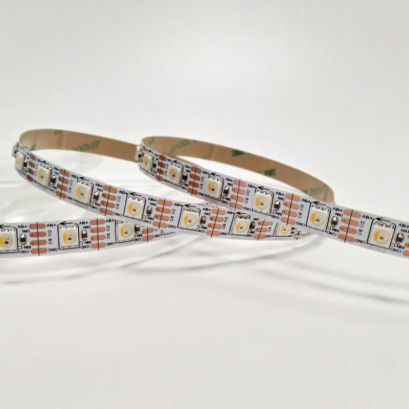 DC12V WS2815 RGBWIC LED Strip Light - 10mm PCB | RGBW(RGB+6000K) | 4-In-1 SMD5050 Individually Addressable | Breakpoint Resume | 30/60/96 LEDs/M | White PCB | IP00 / IP65 / IP67 | for Party, Decoration, Home DIY Lighting Projects | 5/50M