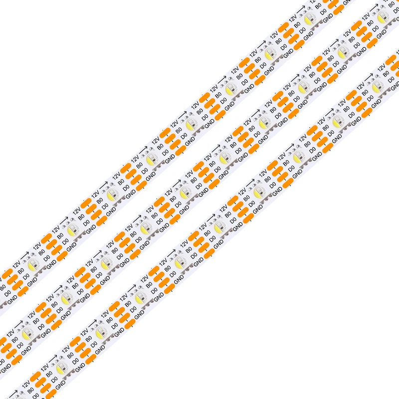 DC12V WS2815 RGBWIC LED Strip Light - 10mm PCB | RGBW(RGB+6000K) | 4-In-1 SMD5050 Individually Addressable | Breakpoint Resume | 30/60/96 LEDs/M | White PCB | IP00 / IP65 / IP67 | for Party, Decoration, Home DIY Lighting Projects | 5/50M