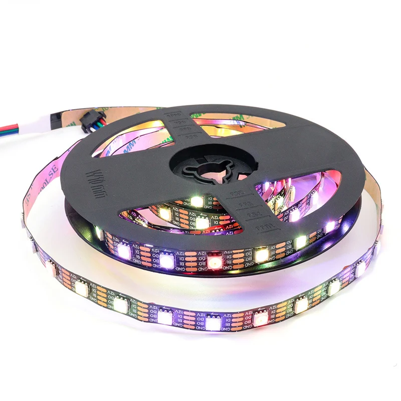 DC12V WS2815 RGBWIC LED Strip Light - 10mm PCB | RGBW(RGB+6000K) | 4-In-1 SMD5050 Individually Addressable | Breakpoint Resume | 30/60/96 LEDs/M | White PCB | IP00 / IP65 / IP67 | for Party, Decoration, Home DIY Lighting Projects | 5/50M