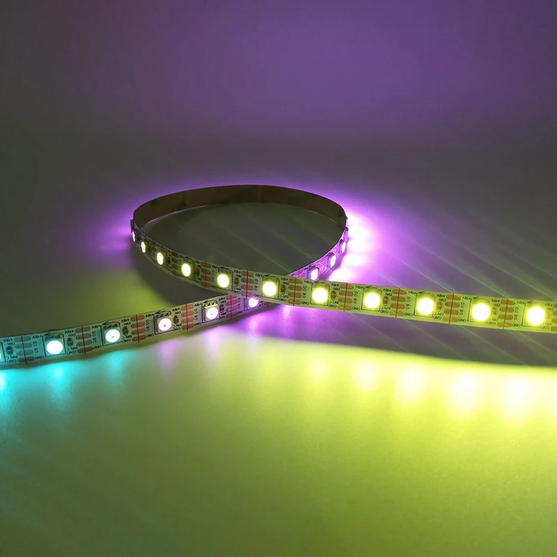 DC12V WS2815 RGBWIC LED Strip Light - 10mm PCB | RGBW(RGB+6000K) | 4-In-1 SMD5050 Individually Addressable | Breakpoint Resume | 30/60/96 LEDs/M | White PCB | IP00 / IP65 / IP67 | for Party, Decoration, Home DIY Lighting Projects | 5/50M