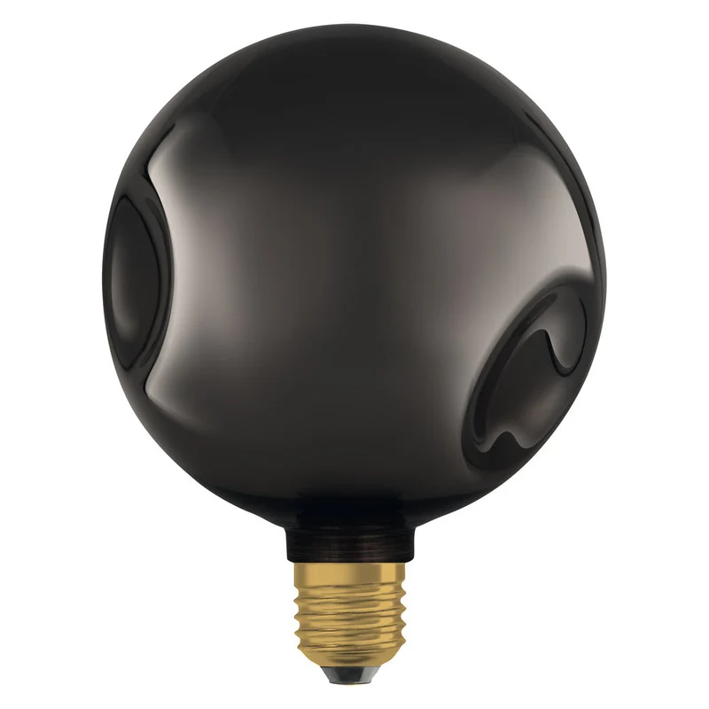 LAMPE LED DÉCORATIVE EN VERRE ÉLECTRO MÉDIUM NOIR