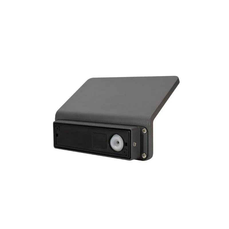 Applique Murale LED Extérieure Incurvée 9W Graphite Grise IP65