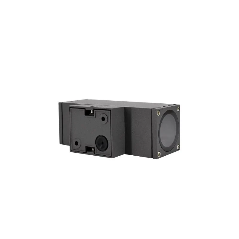 Applique Murale Graphite Grise IP65 Double Faisceau GU10