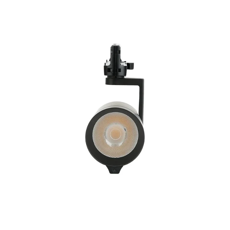 Spot LED sur Rail Triphasé Intelligent IA 35W CCT 24° Noir