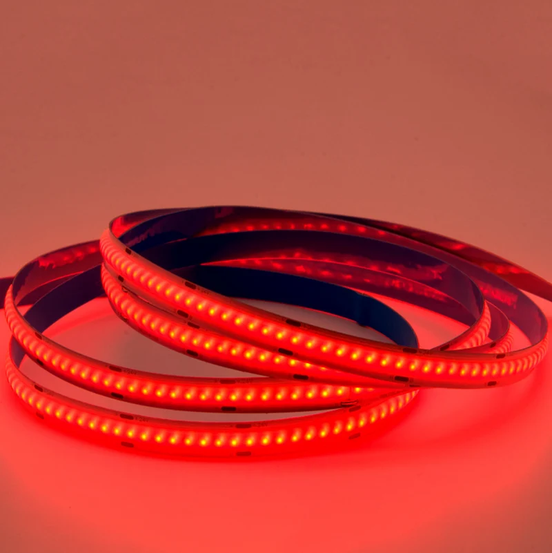 RGBW / RGBWW / RGBCCT COB Flexible LED Strip Light - 12V / 24V | 756 LEDs/m | RGB Color Changing | 12mm PCB | Dot-Free Continuous Lighting | Non-Waterproof | for Cabinets, Kitchen & Office Lighting | 5/50M