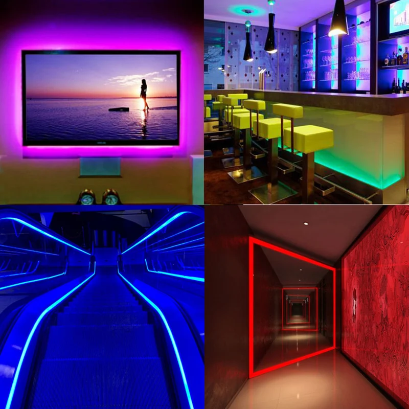 RGBW / RGBWW / RGBCCT COB Flexible LED Strip Light - 12V / 24V | 756 LEDs/m | RGB Color Changing | 12mm PCB | Dot-Free Continuous Lighting | Non-Waterproof | for Cabinets, Kitchen & Office Lighting | 5/50M
