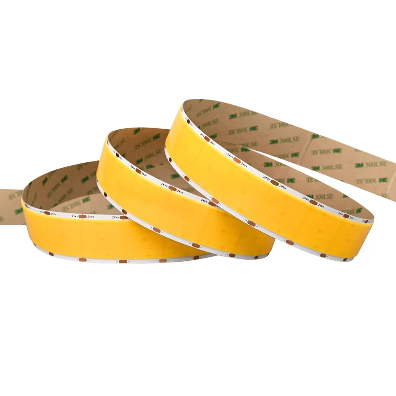 Five Row COB Flexible LED Strip Light- 24V | 1600 LEDs/M | 3000K / 4000K / 6500K | 30mm PCB | CRI 90+ | Dot-Free Continuous Lighting | Non-Waterproof | for Cabinets,Kitchen Office Lighting | 5/50M