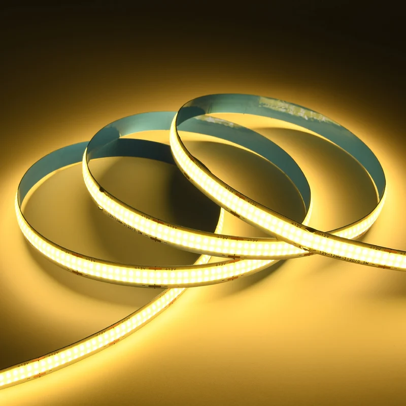 Five Row COB Flexible LED Strip Light- 24V | 1600 LEDs/M | 3000K / 4000K / 6500K | 30mm PCB | CRI 90+ | Dot-Free Continuous Lighting | Non-Waterproof | for Cabinets,Kitchen Office Lighting | 5/50M