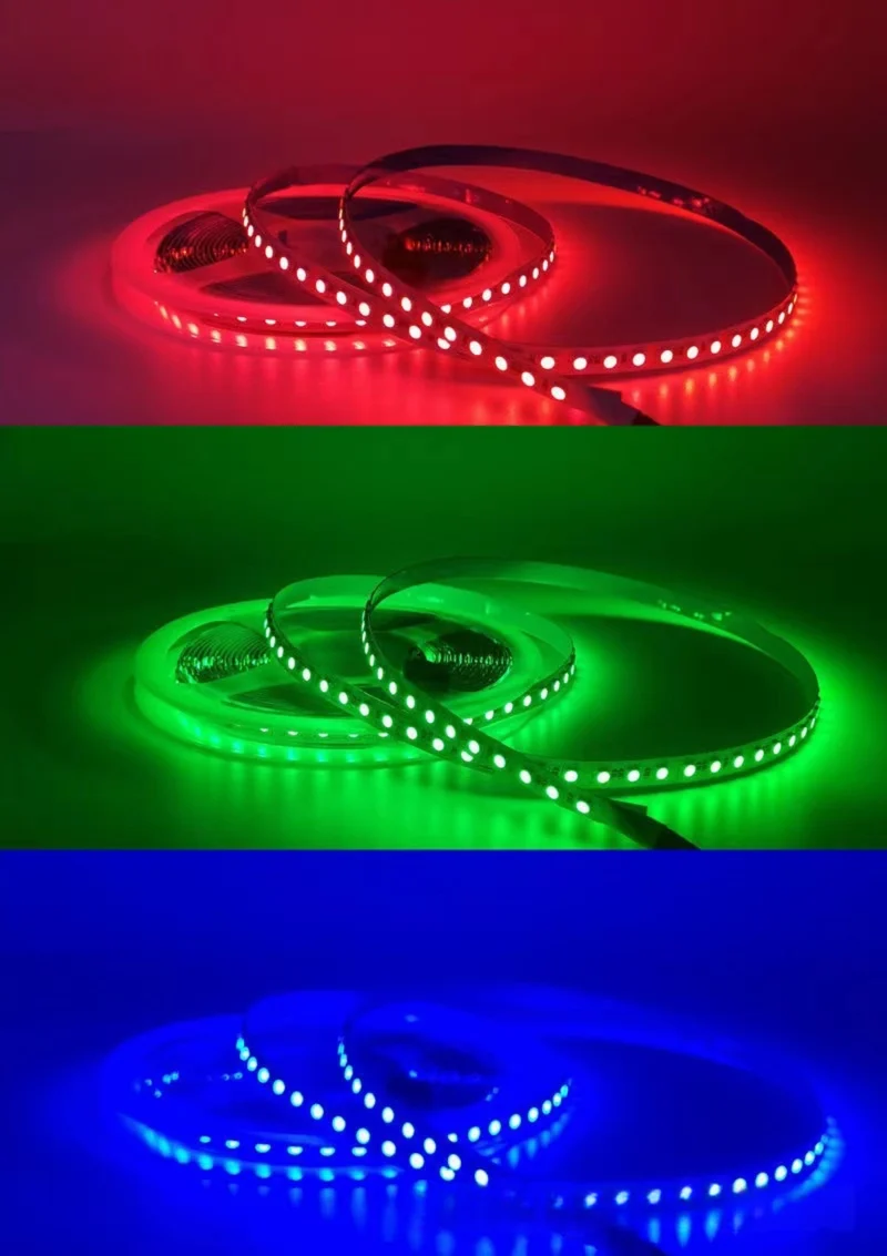 5MM Wide SMD3535 RGB LED Strip Light - DC12V | 120 LEDs/M | 5mm PCB | IP00 / IP67 | for Mirror, Kitchen Cabinet, Bedroom | 5/50M