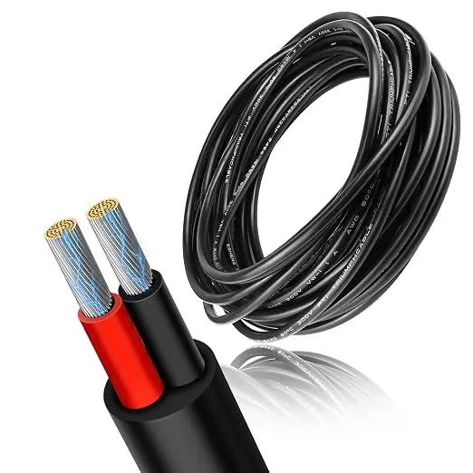20 AWG Electrical Cable, 2/3/4/5 Conductor Stranded Tinned Copper Wire, Black/White PVC Sheathed Flexible Extension Cord for DIY Wiring, 10/20/50m (33ft–165ft) Options
