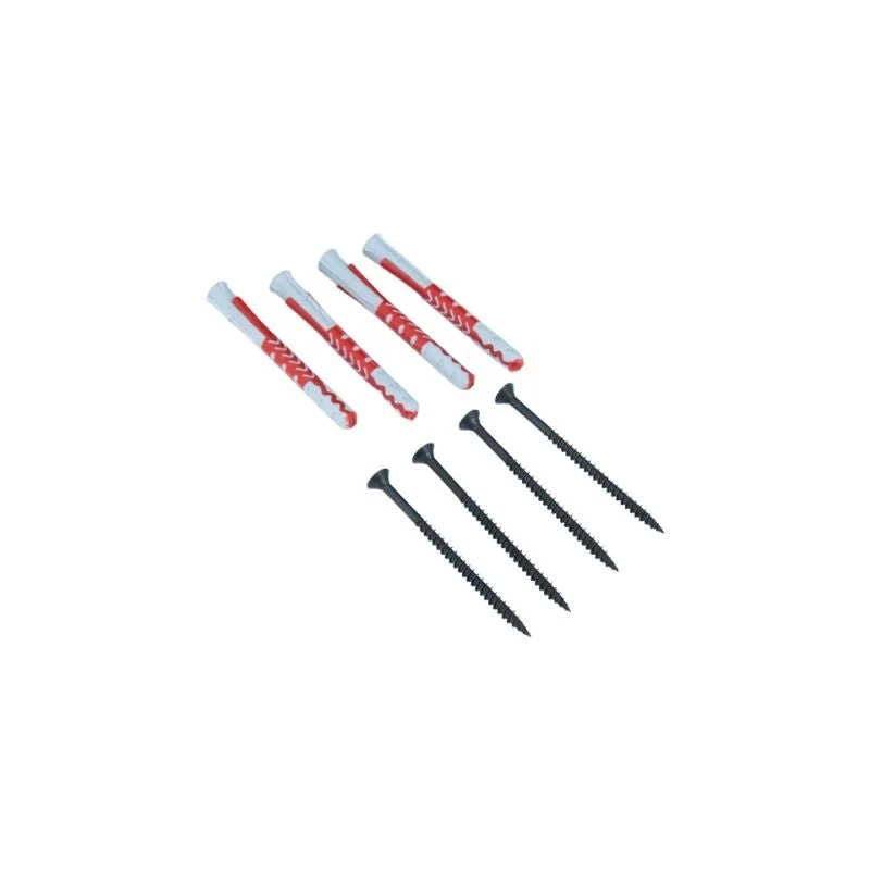 Borne de Jardin 80cm Carré Marron pour Ampoule E27