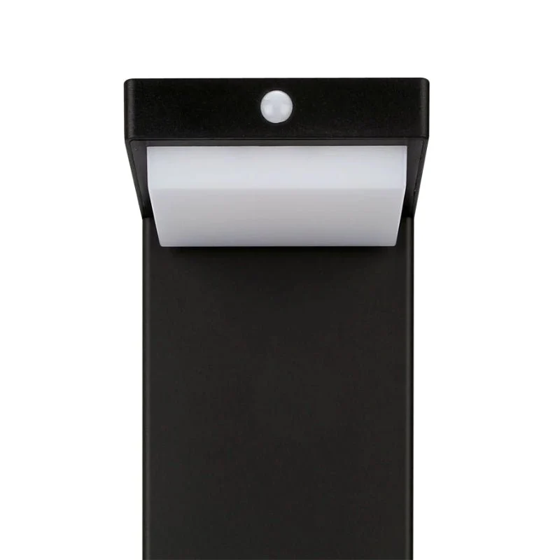 Borne de Jardin Solaire à Piquer 220lm USB-C Carré IP54 Noir