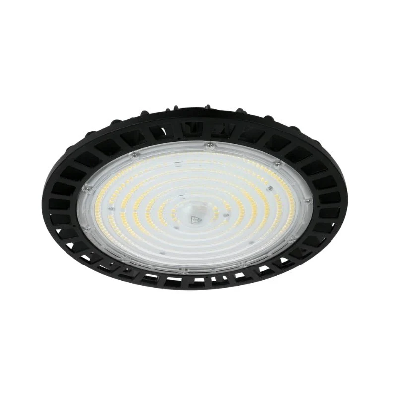 Cloche LED industrielle UFO 100W 175lm/W 120° IP65 CRI80 Noir DALI-2
