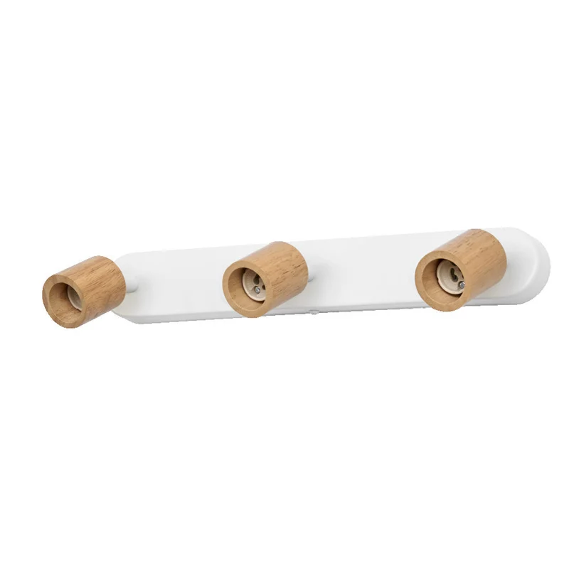 OSRAM LED Spot Brick lampe à poser 3xGU10 Blanc et bois