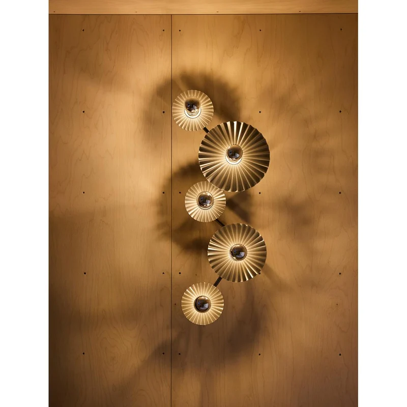 OSRAM DECOR Plisse Applique murale 5xE27 Gris foncé