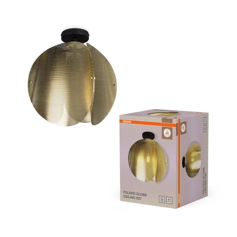 OSRAM DECOR Folded Globe Plafonnier E27 Or