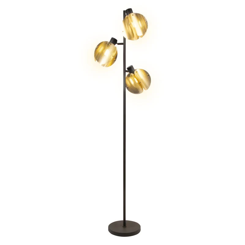 OSRAM DECOR Folded Globe Lampadaire 3xE27 Or