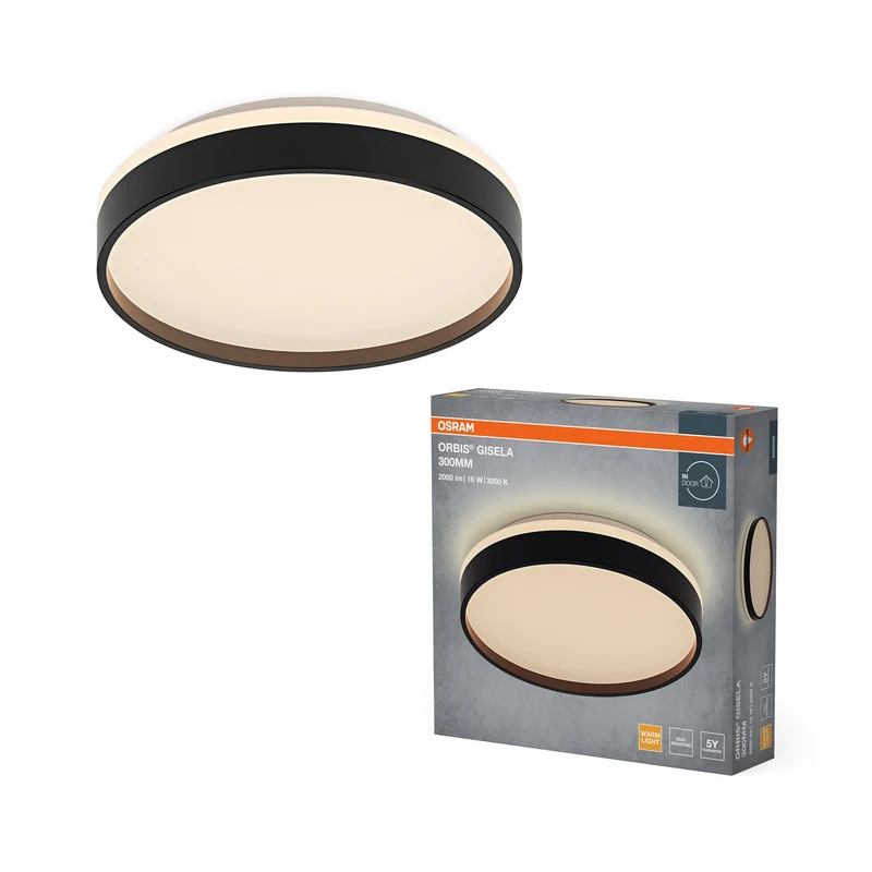 OSRAM Orbis Gisela 300 mm 16W 830 Noir
