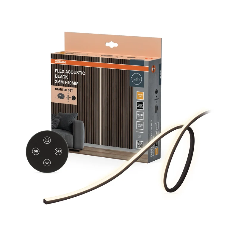 OSRAM Flex Acoustic Noir H10 mm 830 Kit de démarrage
