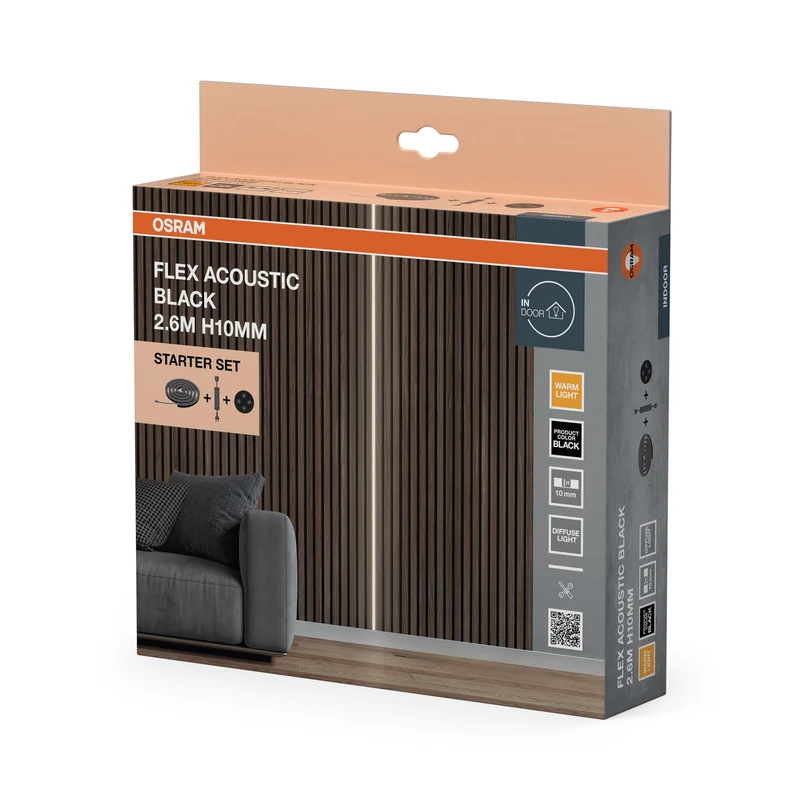 OSRAM Flex Acoustic Noir H10 mm 830 Kit de démarrage