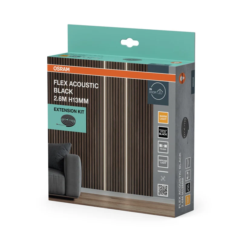OSRAM Flex Acoustic Noir H13 mm 830 Kit d'extension