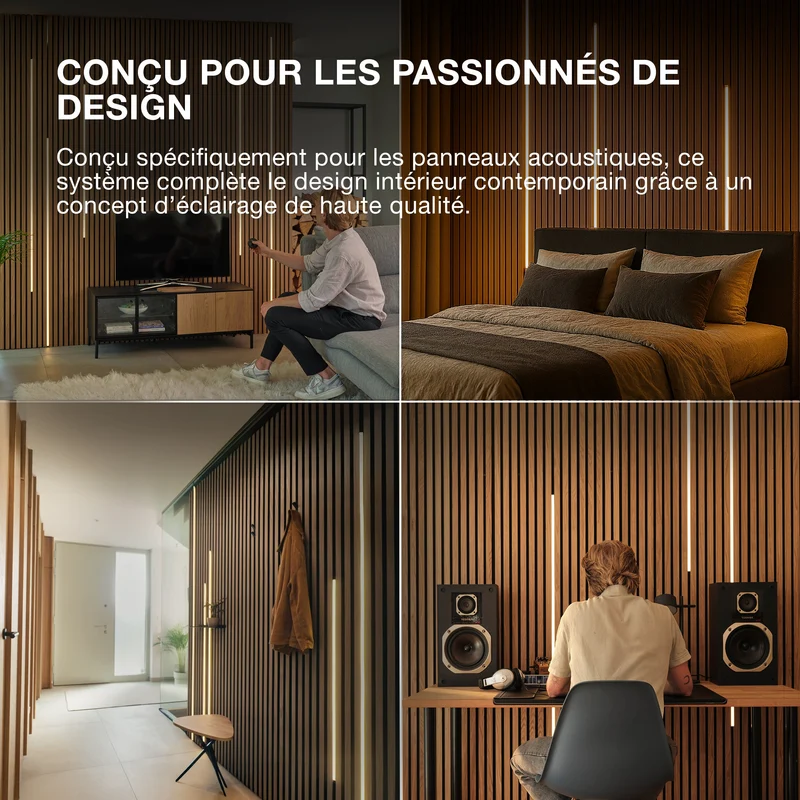 OSRAM Flex Acoustic Noir H13 mm 830 Kit de démarrage