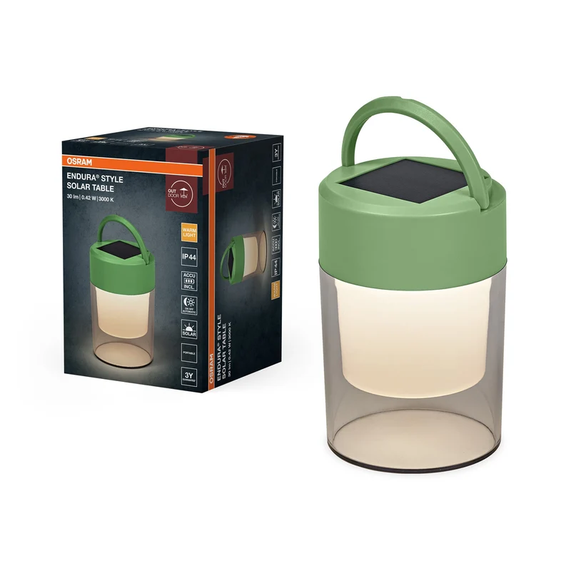OSRAM ENDURA® Style lampe à poser solaire IP44 Vert