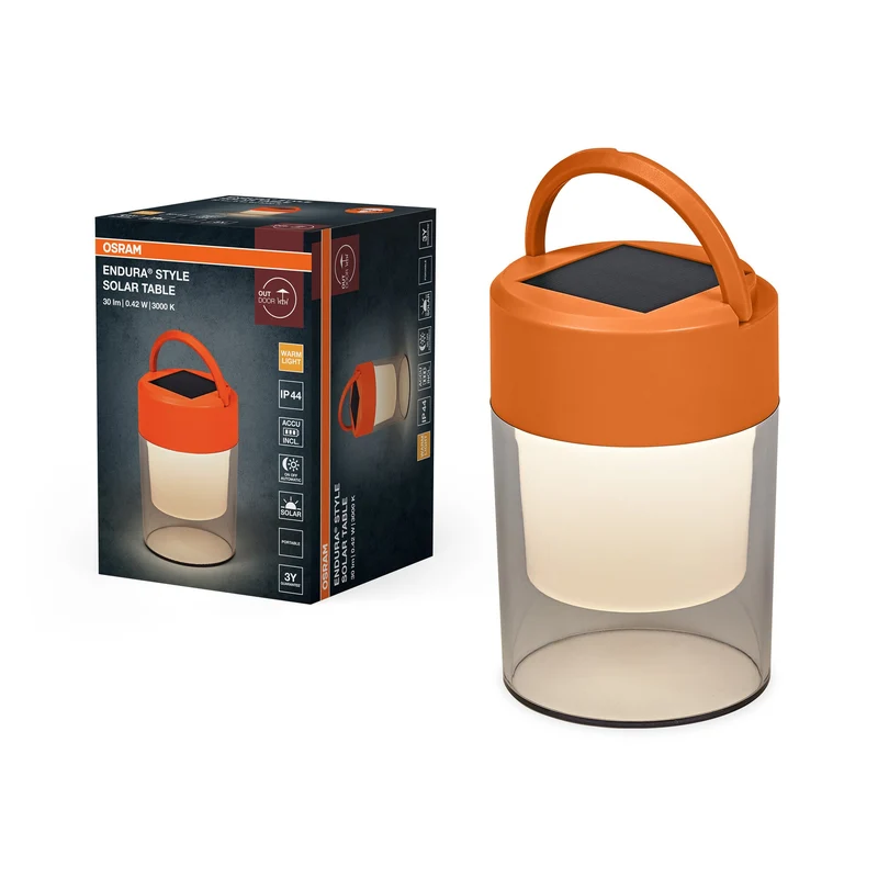 OSRAM ENDURA® Style lampe à poser solaire IP44 Orange