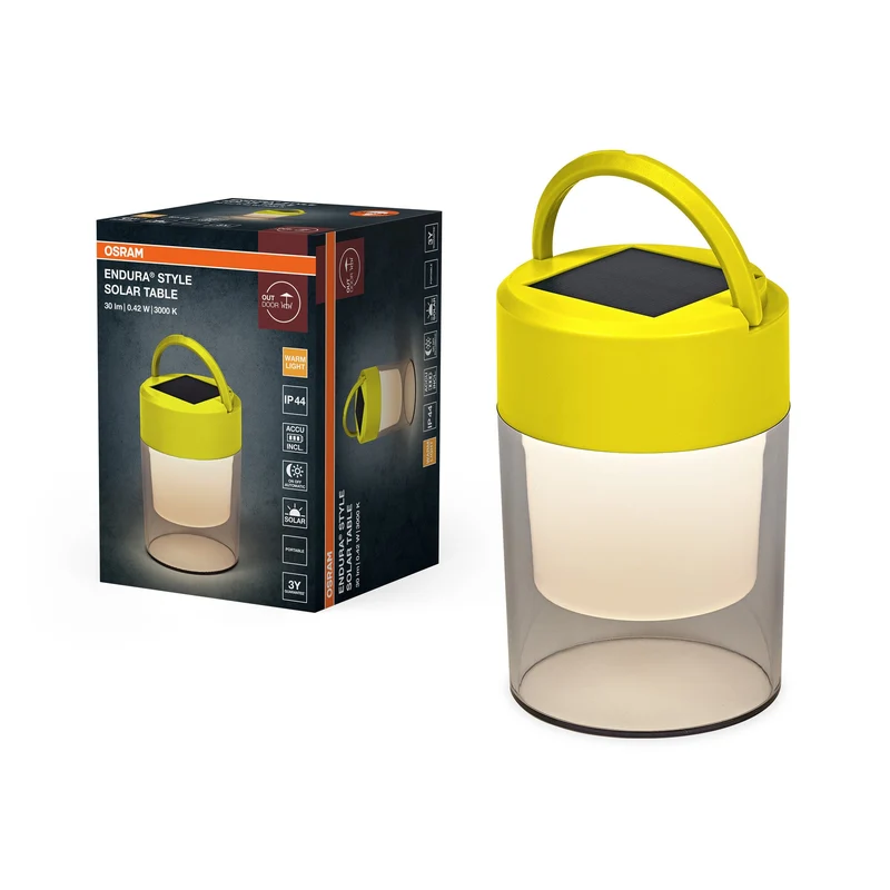 OSRAM ENDURA® Style lampe à poser solaire IP44 Jaune