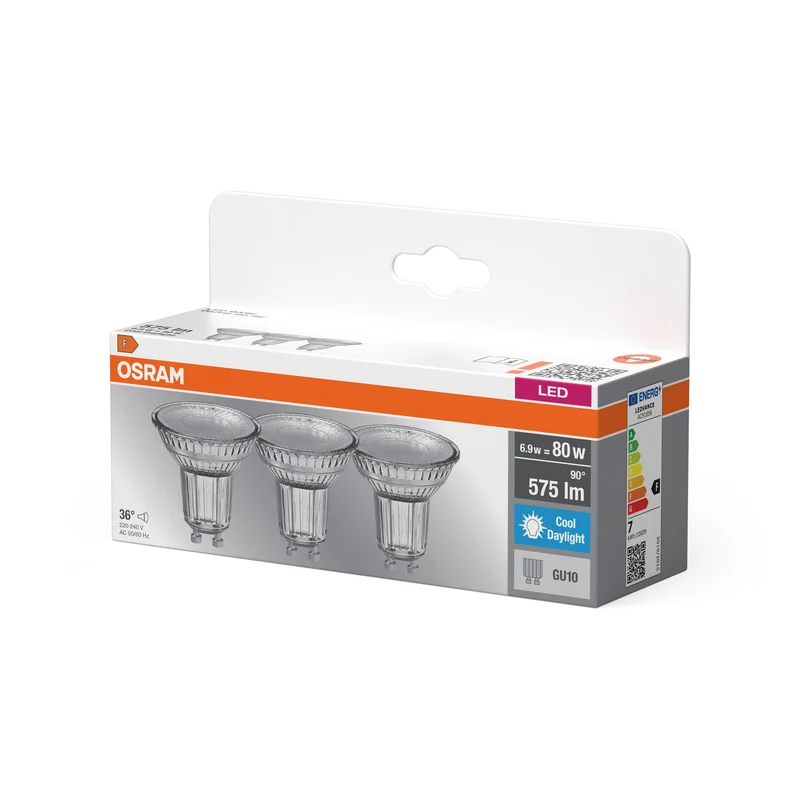 OSRAM LED Basis PAR16 6.9W 865 GU10