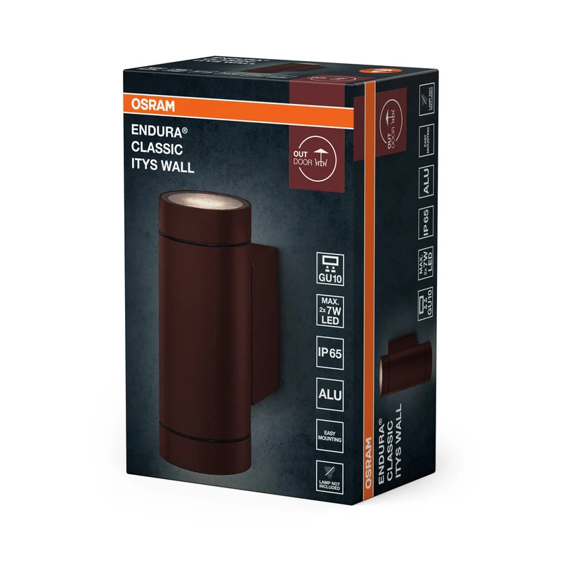 OSRAM ENDURA® Classic Applique extérieure IP65 GU10 Itys Rust
