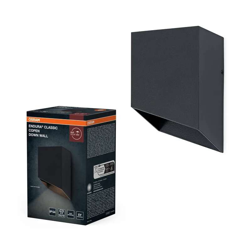OSRAM ENDURA® Classic Copen Down Applique extérieure GU10 IP54 Gris foncé