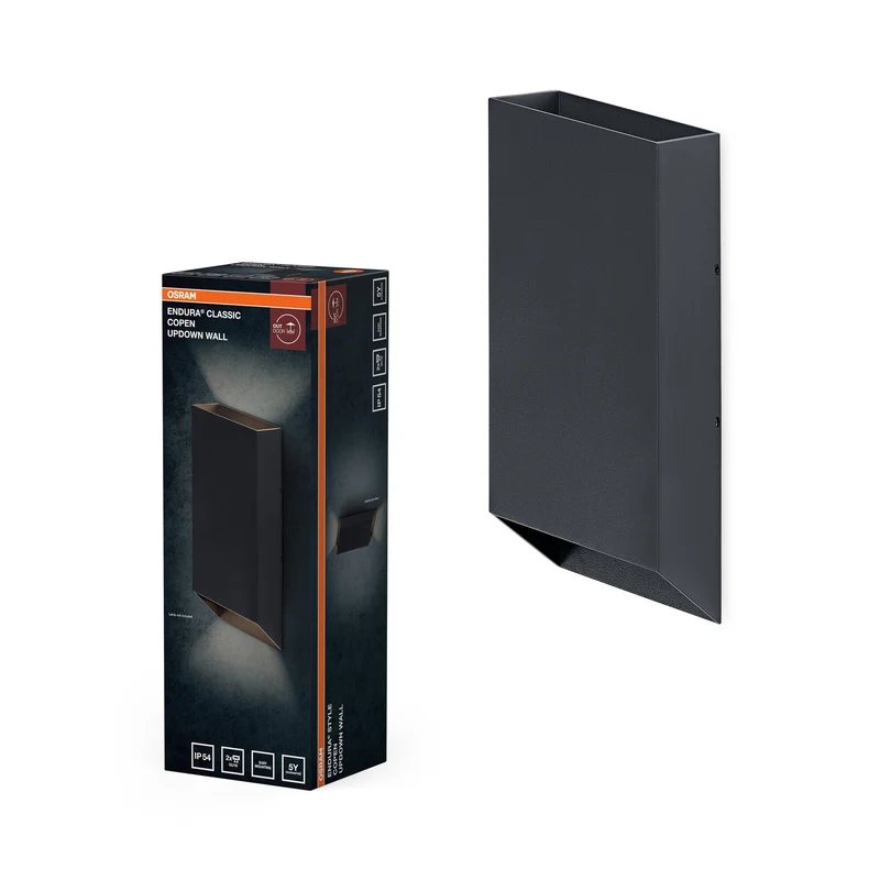 OSRAM ENDURA® Classic Copen Up-Down Applique extérieure GU10 IP54 Gris foncé