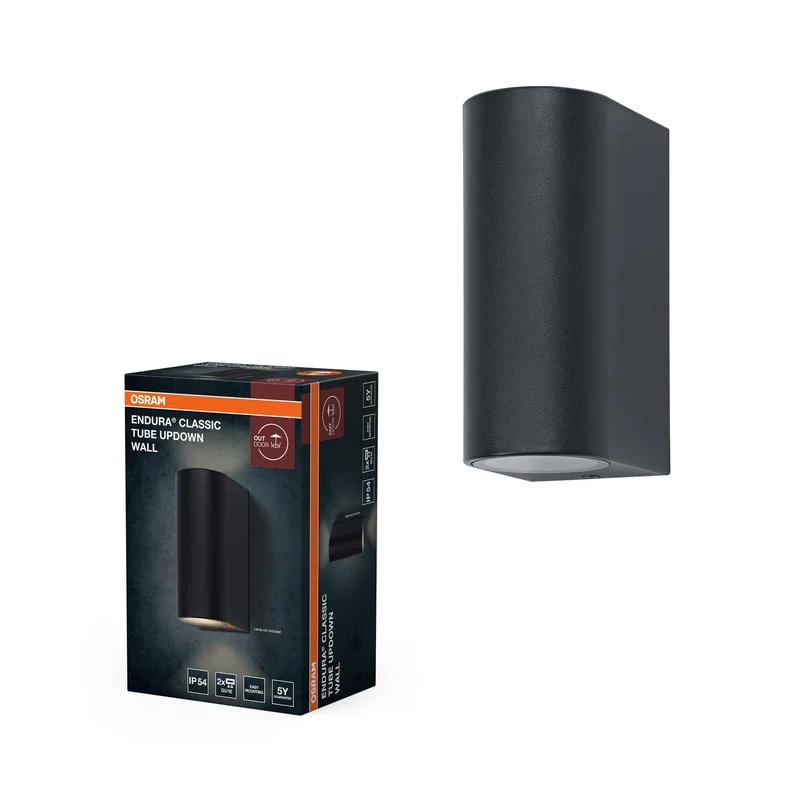 OSRAM ENDURA® Classic Tube Up-Down Applique murale extérieure GU10 IP54 Gris foncé