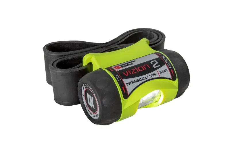 Lampe frontale UK 3AAA Vizion2 (ATEX) - Lumière LED mains libres