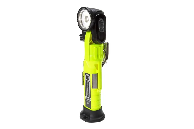 Phare UK 3AA à faisceau simple/double avec base magnétique - Lampe de travail LED à angle droit à sécurité intrinsèque