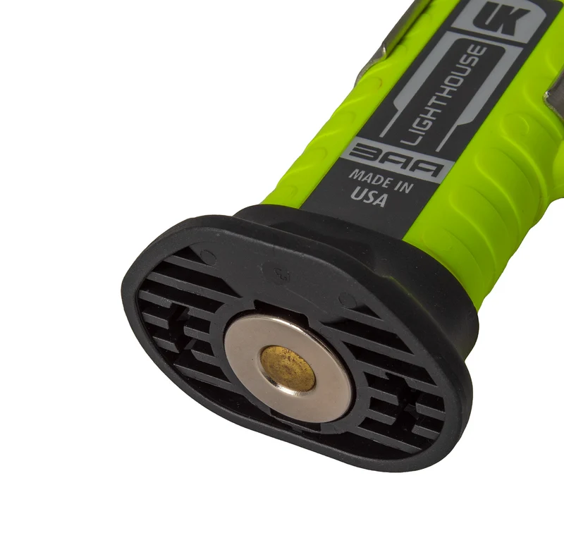 Phare UK 3AA à faisceau simple/double avec base magnétique - Lampe de travail LED à angle droit à sécurité intrinsèque