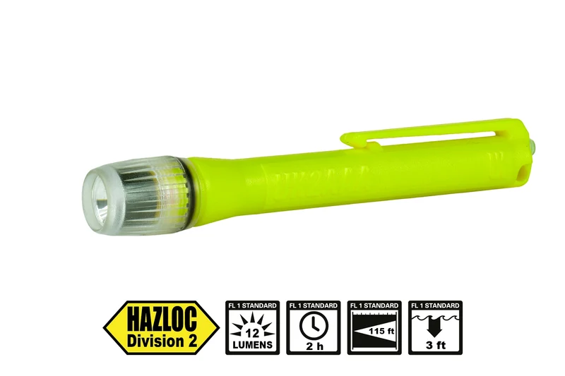 Lampe de poche au xénon UK 2AAA - Lampe de poche certifiée de sécurité