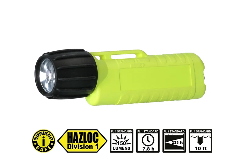 UK 3AA eLED CPO - Lampe de poche à sécurité intrinsèque