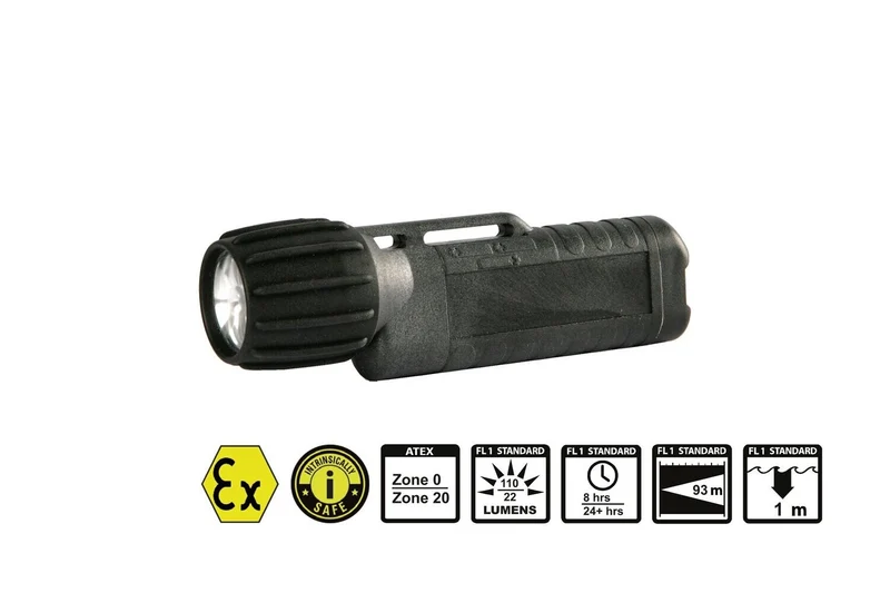 UK 3AA eLED CPO - Lampe de poche à sécurité intrinsèque