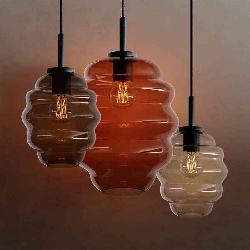 s.luce Echos Glas Galerie-Pendelleuchte Aufhängung 500cm Weiß