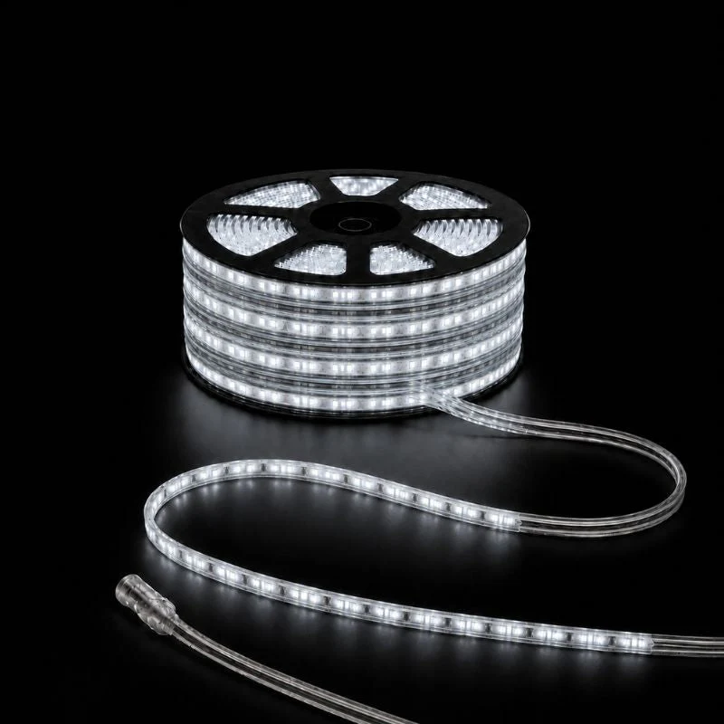 Ruban LED Tunnel 25M 2835 220V AC 9W/m IP65 120 LED/m - Raccordable 250M