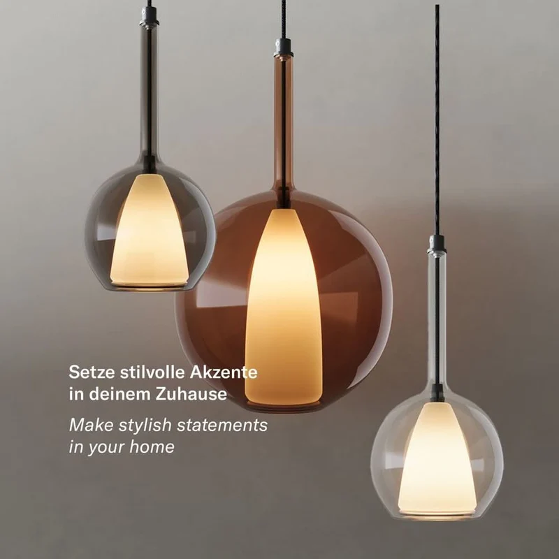 s.luce Belluna Esstisch-Pendelleuchte 8-flammig 160cm 2-reihig