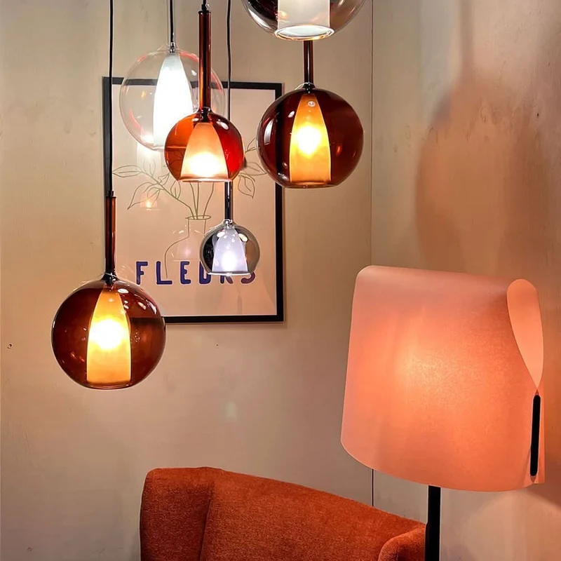 s.luce Belluna Esstischlampe 12-flammig 200cm 3-reihig