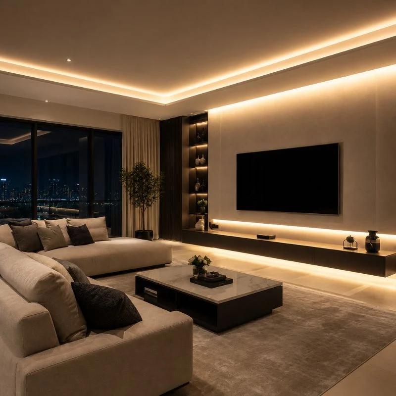 Ruban LED COB AC 296 LED/m 220V 10W/m IP65 (vendu sur mesure au mètre)